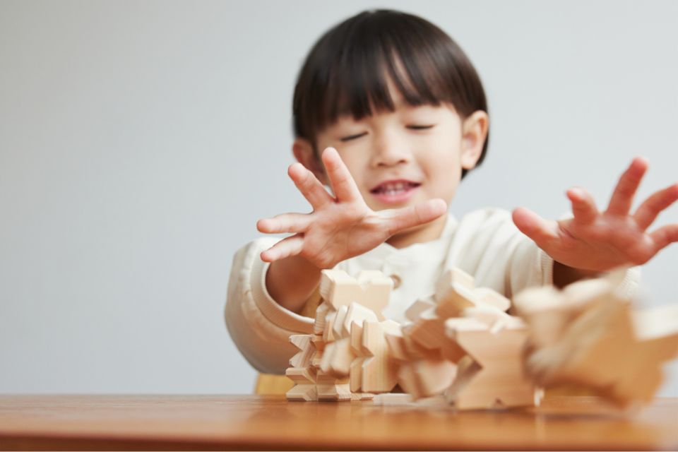 【1歳・2歳・3歳】積み木遊びで壊す・崩すだけなのはなぜ?意外な知育効果と成長のステップアップ法