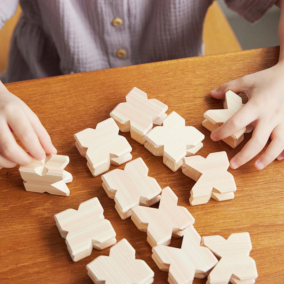KIKKA Japanese Wooden Toy /【国産】【ひのき・奈良】