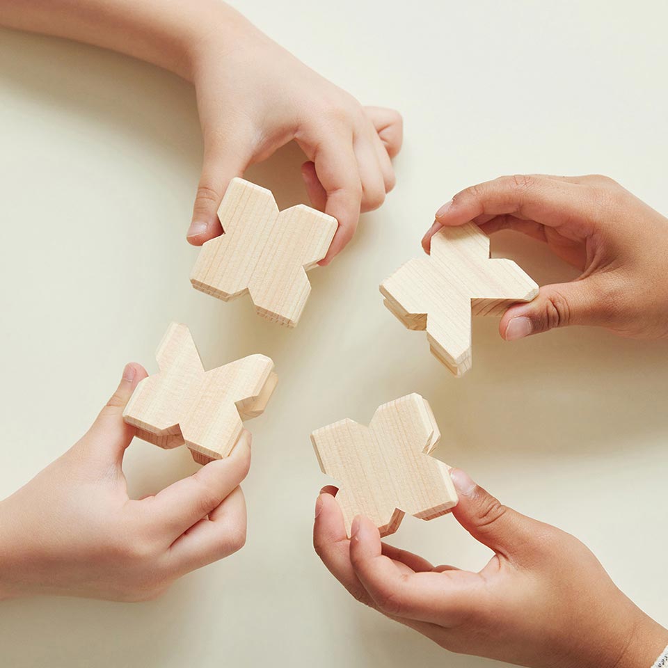 KIKKA Japanese Wooden Toy /【国産】【ひのき・奈良】